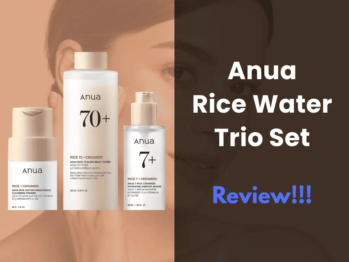 Anua Ricewater Trio Set